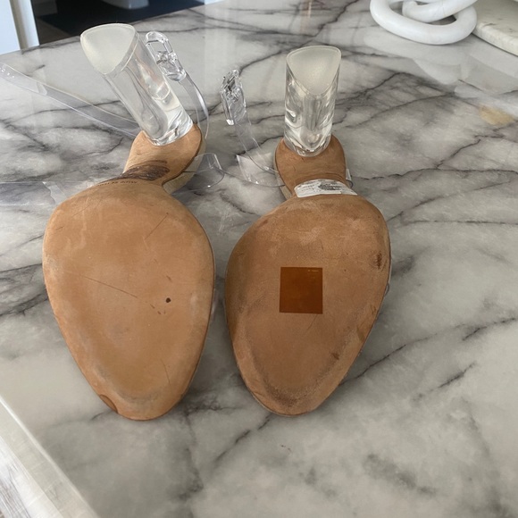 Yeezy Season 6 PVC Lucite Clear Sandals 39 - Picture 3 of 5